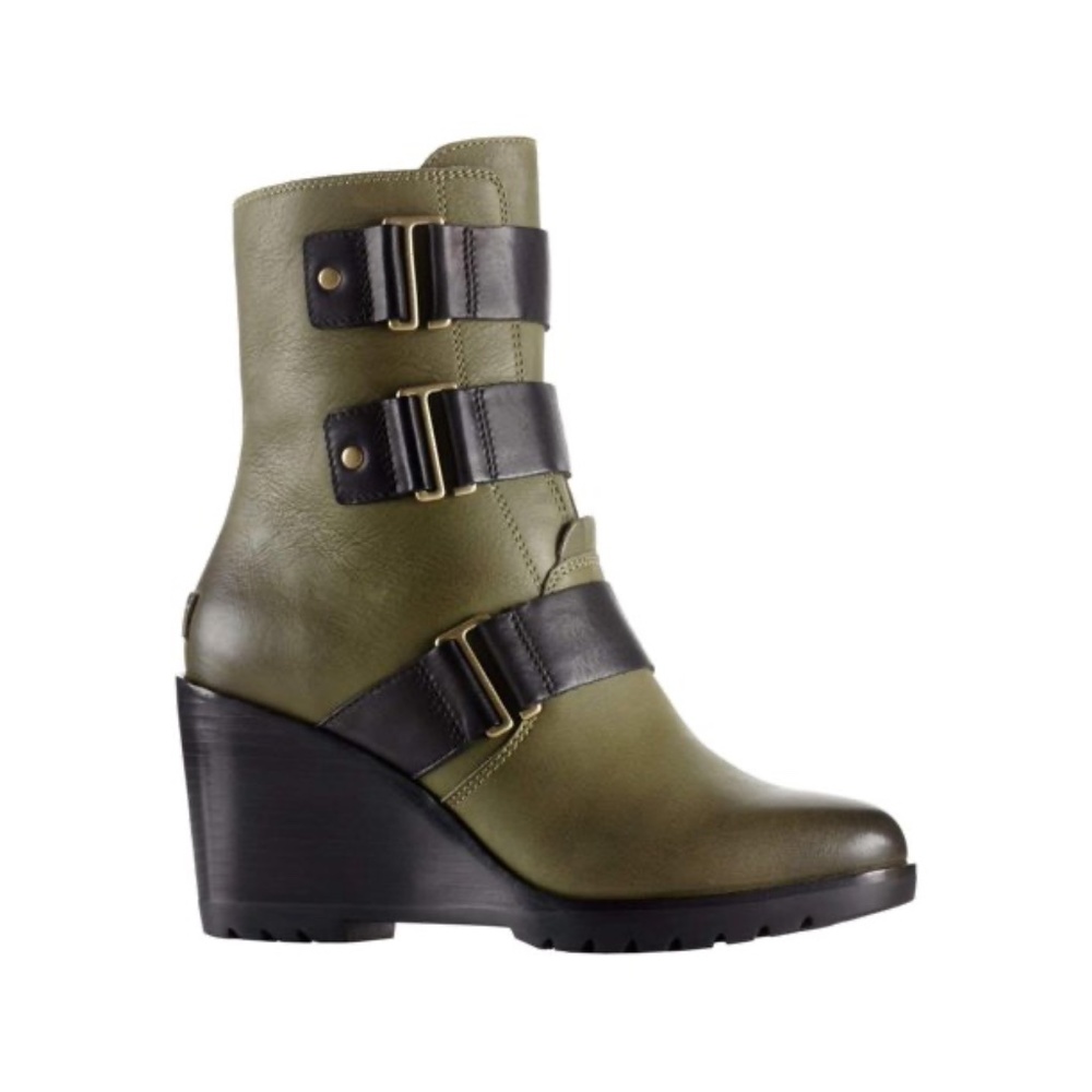 Sorel Wedge Moto Booties